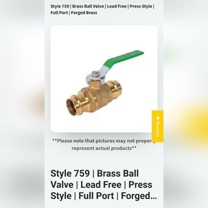 Forged Brass Ball Valve with Green Handle